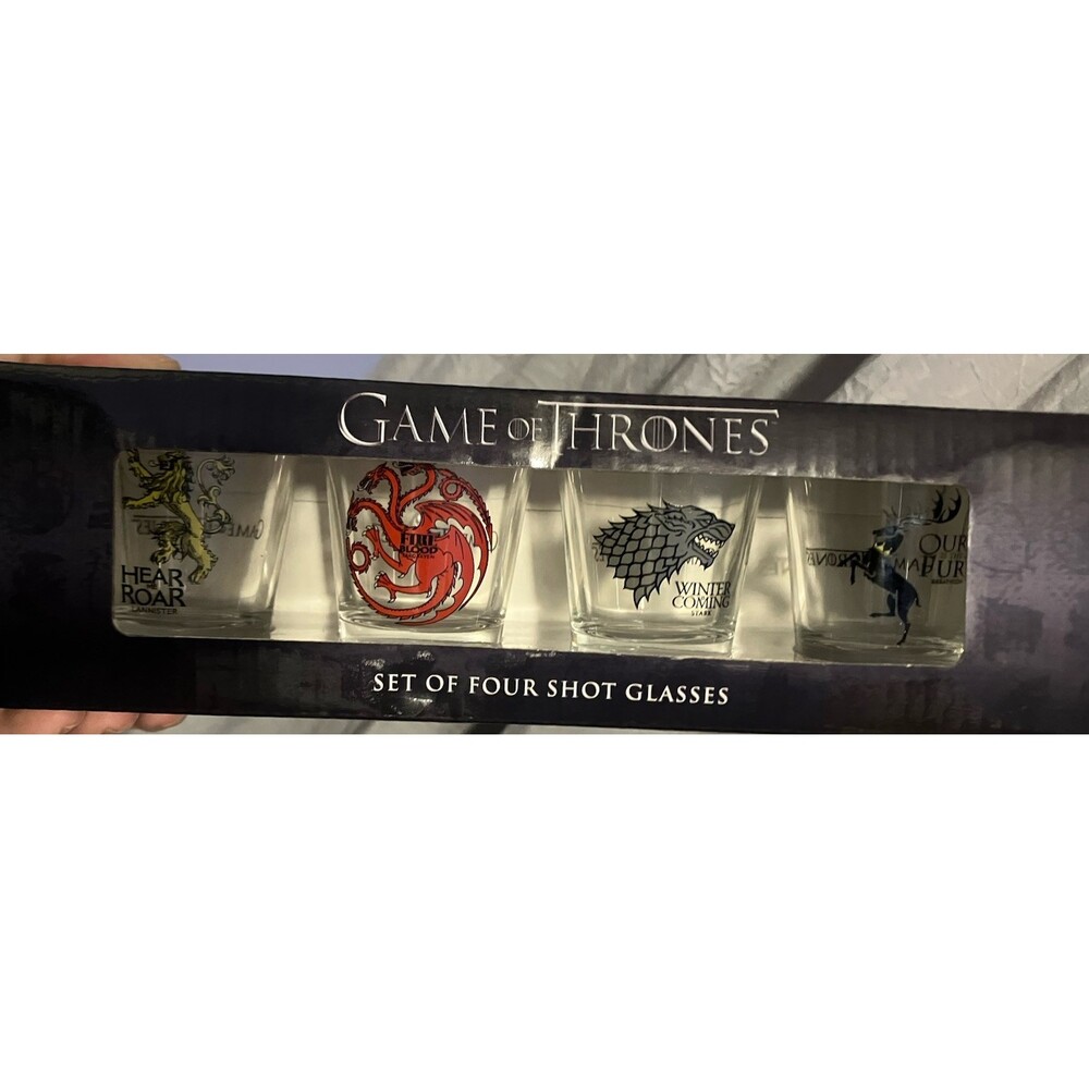 GAME OF THRONES Shot Glasses - Set of 4 - HBO official